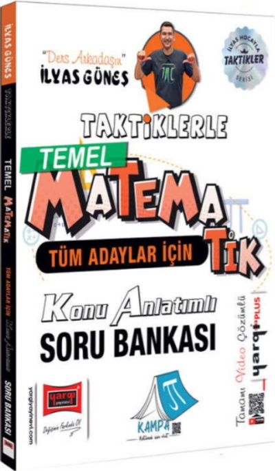 Tüm Adaylar İçin Taktiklerle Temel Matematik Konu Anlatımlı Soru Bankası Yargı Yayınları İlyas Güneş Vivo Fotokopi Merkezi