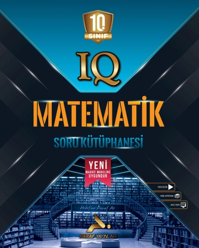 10. Sınıf IQ Matematik Soru Kütüphanesi Paraf Yayınları Vivo Fotokopi Merkezi