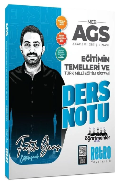 2026 MEB AGS Eğitimin Temelleri ve Türk Milli Eğitim Sistemi Retro Kitap Vivo Fotokopi Merkezi