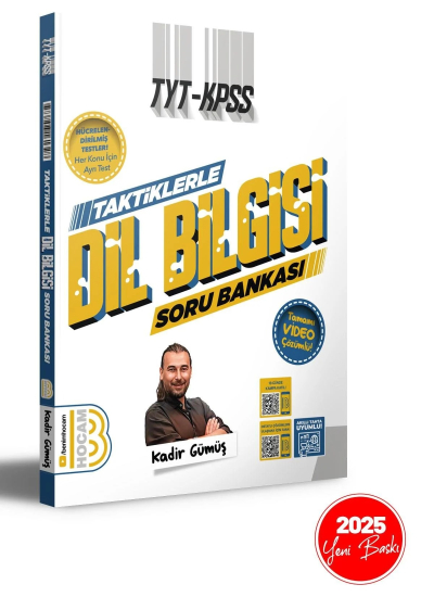 TYT - KPSS Taktiklerle Dil Bilgisi Tamamı Video Çözümlü Soru Bankası Benim Hocam Yayınları Vivo Fotokopi Merkezi