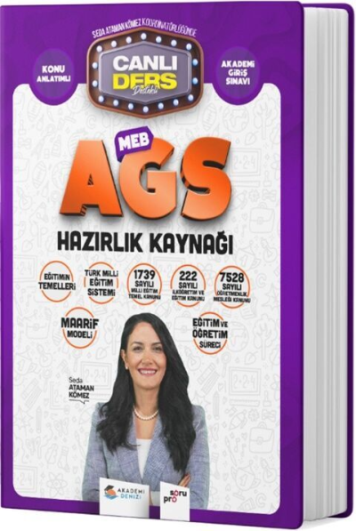 2025 MEB AGS Eğitim ve Eğitim Mevzuatı Konu Anlatımı Akademi Denizi Vivo Fotokopi Merkezi