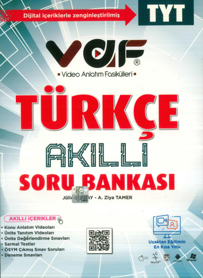 TYT Türkçe Akıllı Soru Bankası Vaf Yayınları