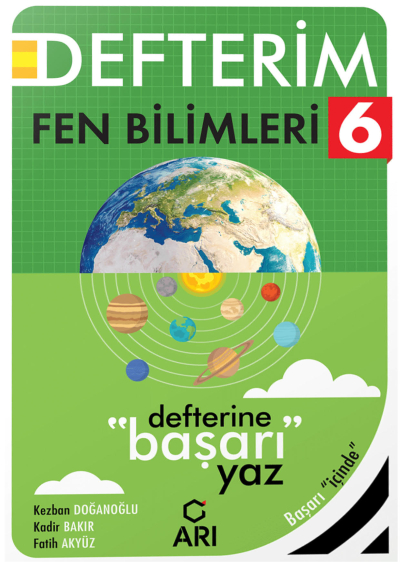6. Sınıf Fenito Fen Bilimleri Defterim Arı Yayıncılık