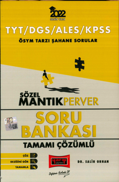 ÖSYM TARSI ŞAHEN SORULAR SÖZEL MANTIK PERVER SORU BANKASI