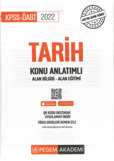 TARİH KONU ANLATIMI ALAN BİLGİSİ - ALAN EĞİTİMİ Vivo Fotokopi Merkezi