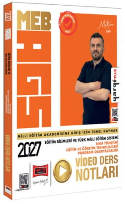 MEB-AGS Eğitim Bilimleri ve Türk Milli Eğitim Sistemi Video Ders Notları - Metin Şar Yargı Yayınları Vivo Fotokopi Merkezi