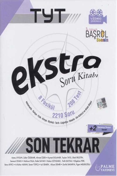 TYT Tüm Dersler Ekstra Son Tekrar Soru Kitabı Vivo Fotokopi Merkezi