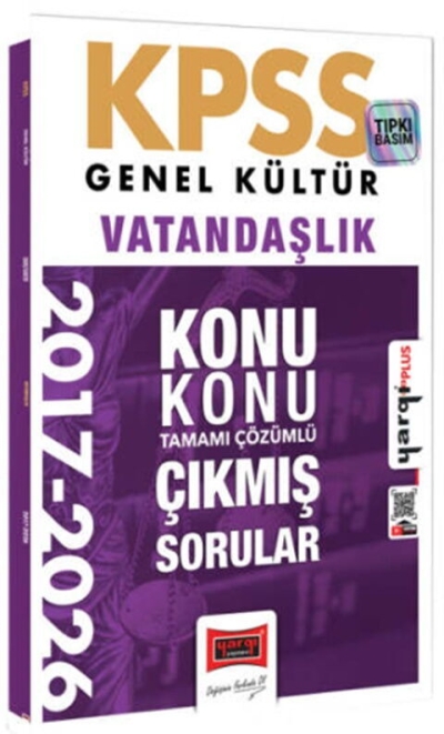 KPSS Genel Kültür Vatandaşlık Konu Konu Tamamı Çözümlü 10 Yıl Çıkmış Sorular Yargı Yayınları Vivo Fotokopi Merkezi