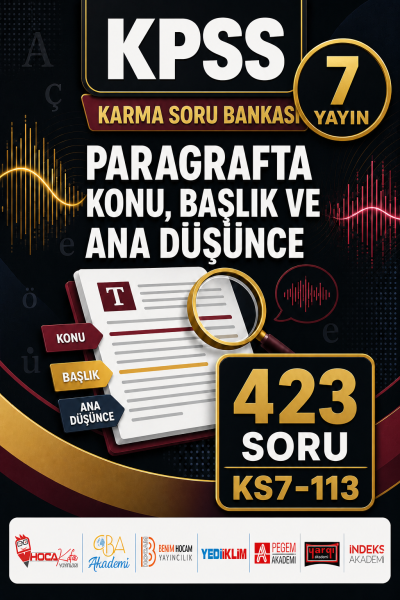 Paragrafta Konu, Başlık ve Ana Düşünce 7 Yayın 423 Soru Vivo Fotokopi Merkezi