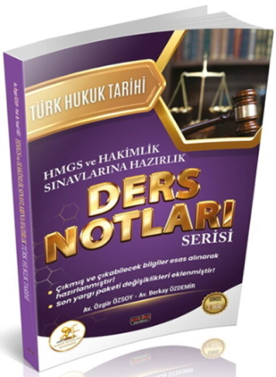 HUKAL HMGS HAKİMLİK Türk Hukuk Tarihi Ders Notları Savaş Yayınları Vivo Fotokopi Merkezi