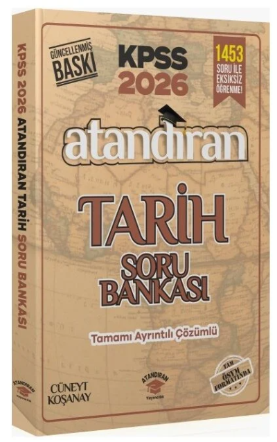2026 KPSS Tarih Soru Bankası Atandıran Yayıncılık