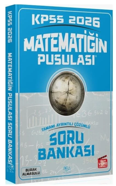 2026 KPSS Matematik Matematiğin Pusulası Soru Bankası Çözümlü CBA Yayınları Vivo Fotokopi Merkezi