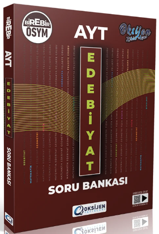AYT Edebiyat Soru Bankası Çözümlü Oksijen Yayınları Vivo Fotokopi Merkezi