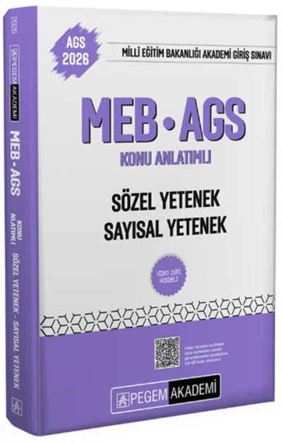 2026 MEB AGS Sözel Yetenek Sayısal Yetenek Konu Anlatımlı Pegem Yayınları Vivo Fotokopi Merkezi