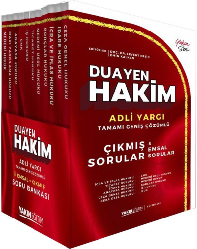 Duayen Hakim Çıkmış & Emsal Adli Yargı Soru Bankası Seti Vivo Fotokopi Merkezi