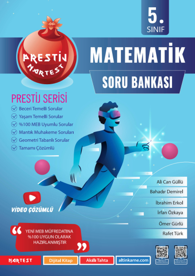 5. Sınıf Prestij Matematik Soru Bankası Nartest Yayınları Vivo Fotokopi Merkezi