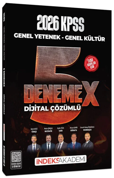 2026 KPSS Genel Yetenek Genel Kültür 5 DenemeX Çözümlü İndeks Akademi Yayıncılık Vivo Fotokopi Merkezi