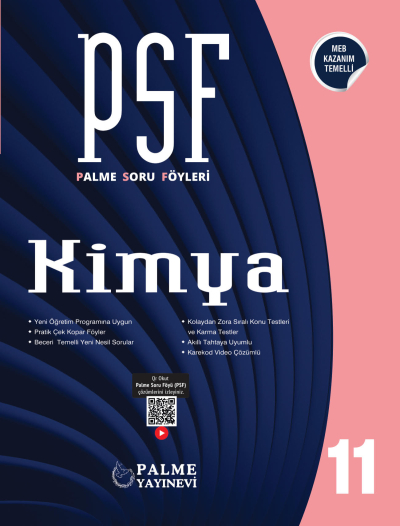 11. Sınıf Kimya PSF Palme Soru Föyü Vivo Fotokopi Merkezi