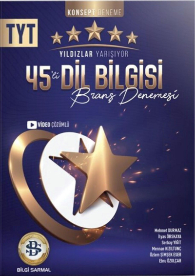 TYT Dil Bilgisi Yıldızlar Yarışıyor 45 li Branş Denemesi Bilgi Sarmal