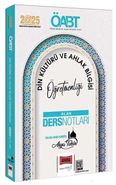 2025 ÖABT DKAB DHBT MBSTS Din Kültürü ve Ahlak Bilgisi Öğretmenliği Video Ders Notları (Asya Tekin) Yargı Yayınları Vivo Fotokopi Merkezi