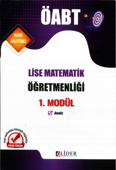 LİSE MATEMATİKÖĞRETMENLİĞİ 1. MODÜL (ANALİZ) KONU ANLATIM Vivo Fotokopi Merkezi