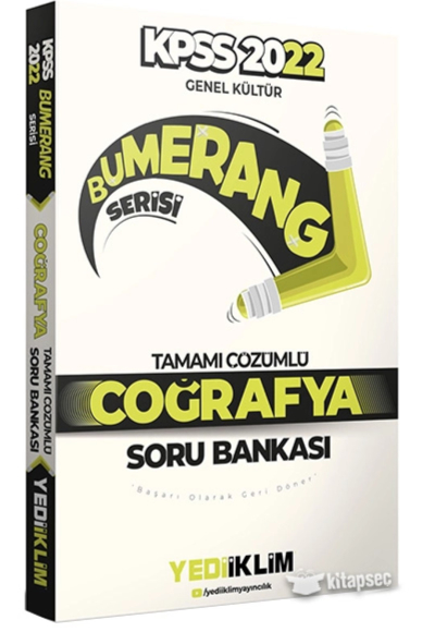 2022 KPSS Genel Kültür Bumerang Coğrafya Tamamı Çözümlü Soru Bankası
