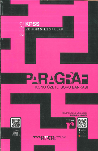 PARAGRAF KONU ÖZETLİ SORU BANKASI