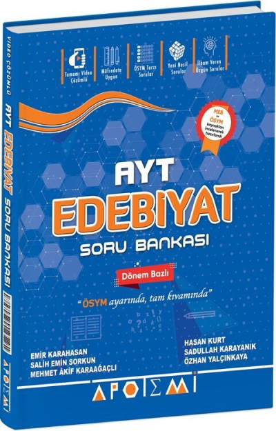 AYT Edebiyat Soru Bankası Apotemi Yayınları Vivo Fotokopi Merkezi