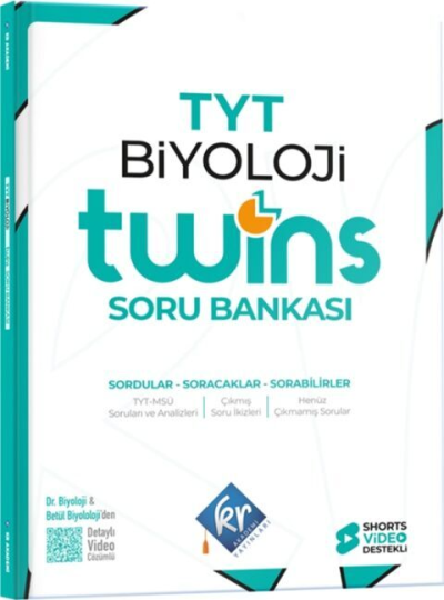 TYT Twins Biyoloji Soru Bankası KR Akademi Yayınları Vivo Fotokopi Merkezi