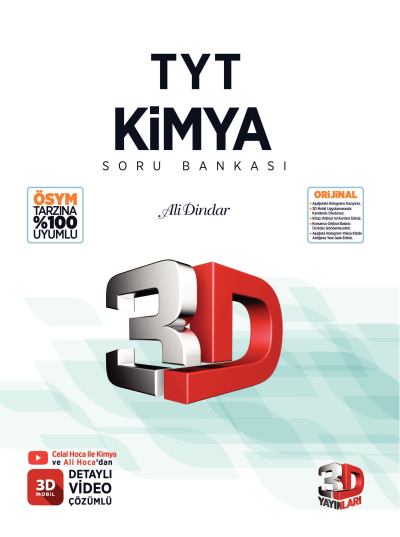 3D TYT Kimya Soru Bankası Vivo Fotokopi Merkezi