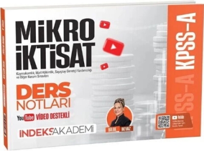 KPSS A Grubu Mikro İktisat Video Ders Notları Bilge Beyaz İndeks Akademi Yayıncılık Vivo Fotokopi Merkezi