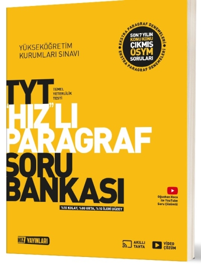 TYT Paragraf Soru Bankası Hız Yayınları Vivo Fotokopi Merkezi