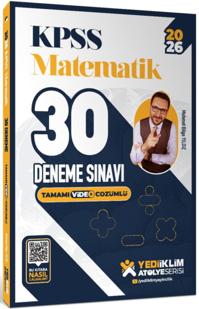 2026 KPSS Matematik Atölye Serisi 30 Deneme Yediiklim Vivo Fotokopi Merkezi