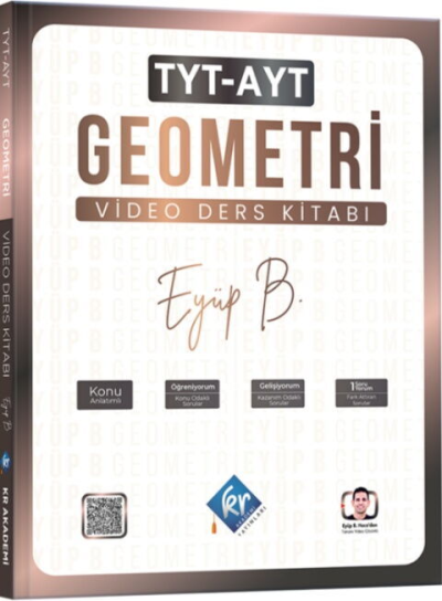 TYT AYT Geometri Eyüp Hoca Video Ders Kitabı KR Akademi Vivo Fotokopi Merkezi