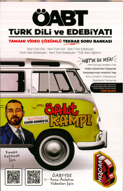 ÖABT KAMPI TAMAMI VİDEO ÇÖZÜMLÜ SORU BANKASI Vivo Fotokopi Merkezi