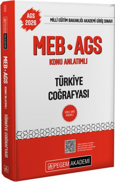 2026 MEB-AGS Konu Anlatımlı Türkiye Coğrafyası Pegem Akademi Yayıncılık Vivo Fotokopi Merkezi