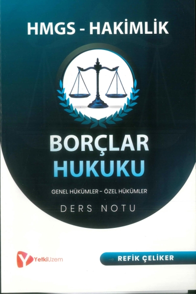 Borçlar Hukuku HMGS ve Hakimlik Ders Notları Yetki Yayıncılık Vivo Fotokopi Merkezi