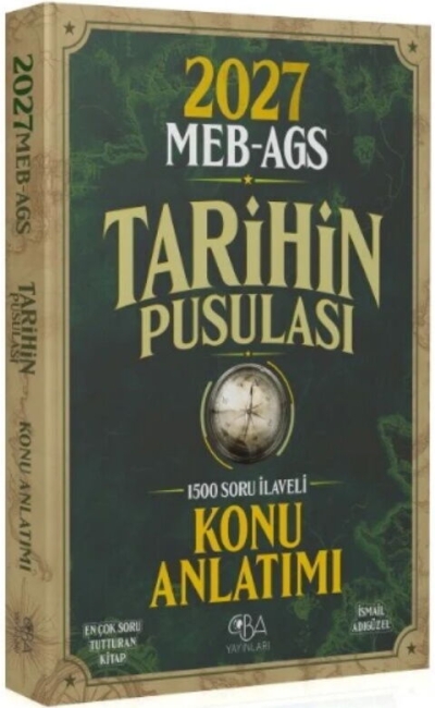 MEB-AGS Tarihin Pusulası Konu Anlatımı İsmail Adıgüzel CBA Yayınları Vivo Fotokopi Merkezi