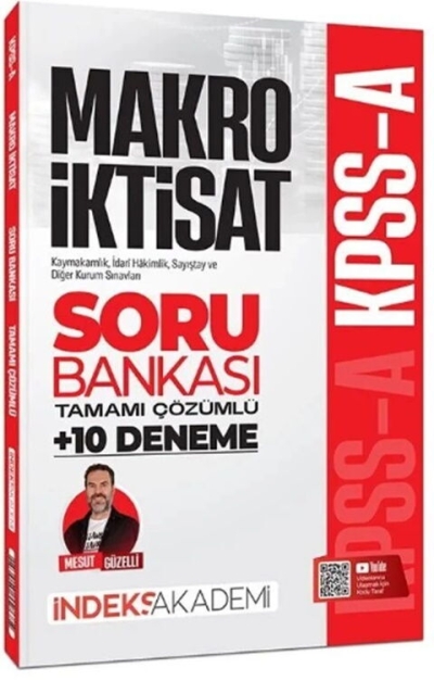 KPSS A Grubu Makro İktisat Soru Bankası ve 10 Deneme Çözümlü Mesut Güzelli İndeks Akademi Yayıncılık Vivo Fotokopi Merkezi