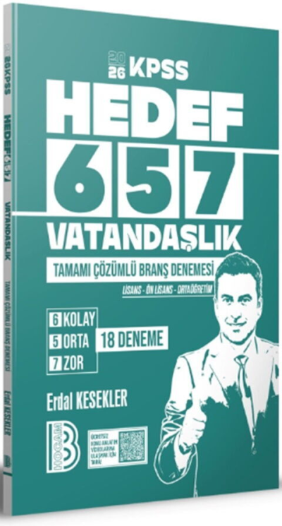 2026 KPSS Vatandaşlık 18 Branş Deneme Benim Hocam Vivo Fotokopi Merkezi