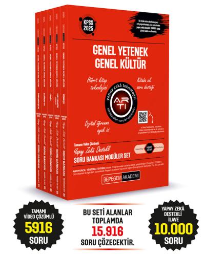 2025 KPSS Genel Yetenek Genel Kültür Tamamı Çözümlü Soru Bankası MATEMATİK Vivo Fotokopi Merkezi