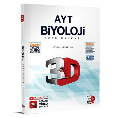 3D Yayınları Ayt Biyoloji Soru Bankası Vivo Fotokopi Merkezi