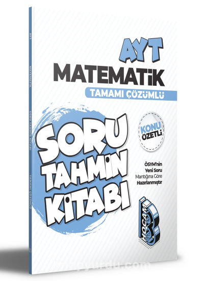 AYT Matematik Tamamı Çözümlü Soru Tahmin Kitabı Vivo Fotokopi Merkezi