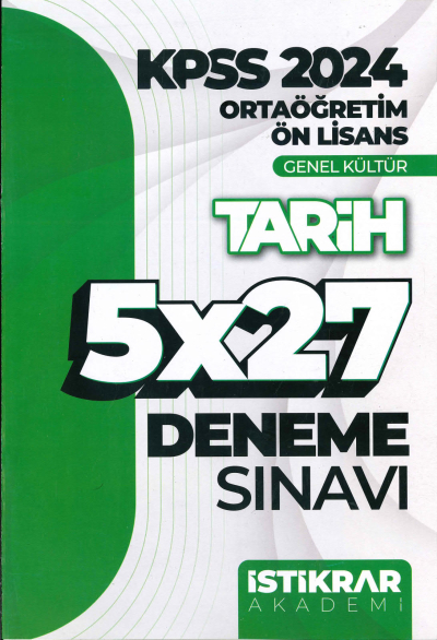 TARİH 5*27 DENEME SINAVI Vivo Fotokopi Merkezi