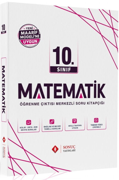 10. Sınıf Matematik Maarif Modele Uygun Modüller Set Sonuç Yayınları Vivo Fotokopi Merkezi