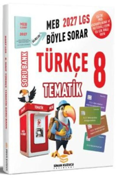 2027 8. Sınıf Tematik Türkçe Soru Bankası Sinan Kuzucu