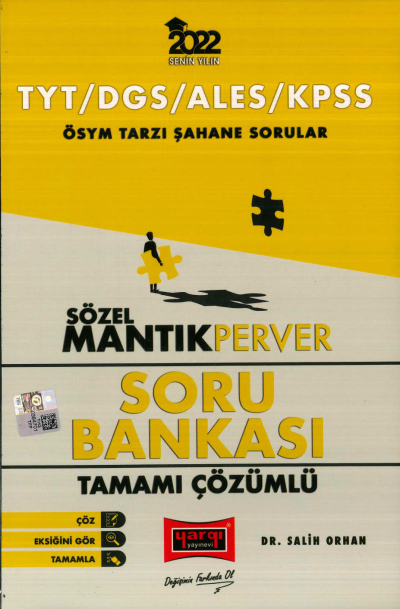 SÖZEL MANTIK PERVER SERİSİ SORU BANKASI TAMAMI ÇÖZÜMLÜ