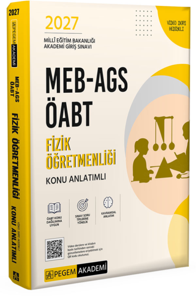 2027 ÖABT MEB-AGS Fizik Öğretmenliği Konu Anlatımlı Pegem Akademi Yayınları Vivo Fotokopi Merkezi