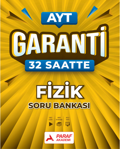 AYT Garanti 32 Saatte Fizik Soru Bankası Paraf Akademi