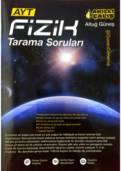 Altuğ Güneş AYT Fizik Deneme Vivo Fotokopi Merkezi